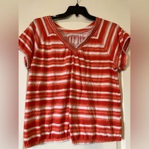 Lane Bryant beaded crop shirt